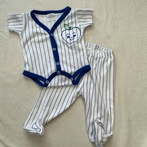 6m Vintage Striped One Piece Set